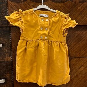 Zara mustard dress Size 2-3